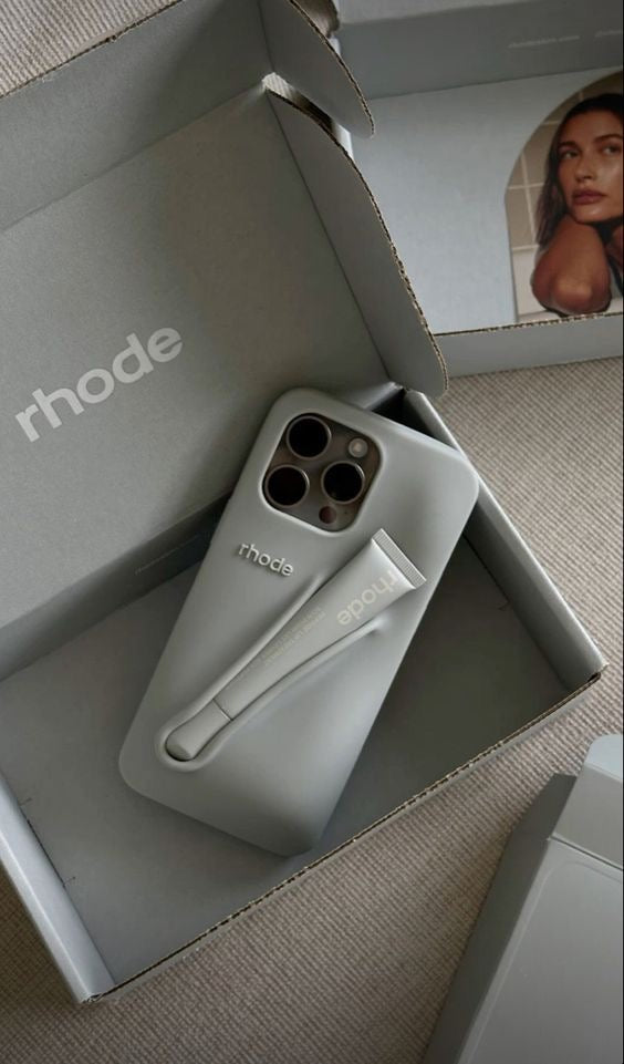 Premium Silicone iPhone Case with Built-In Lip Balm Slot and Gift Box