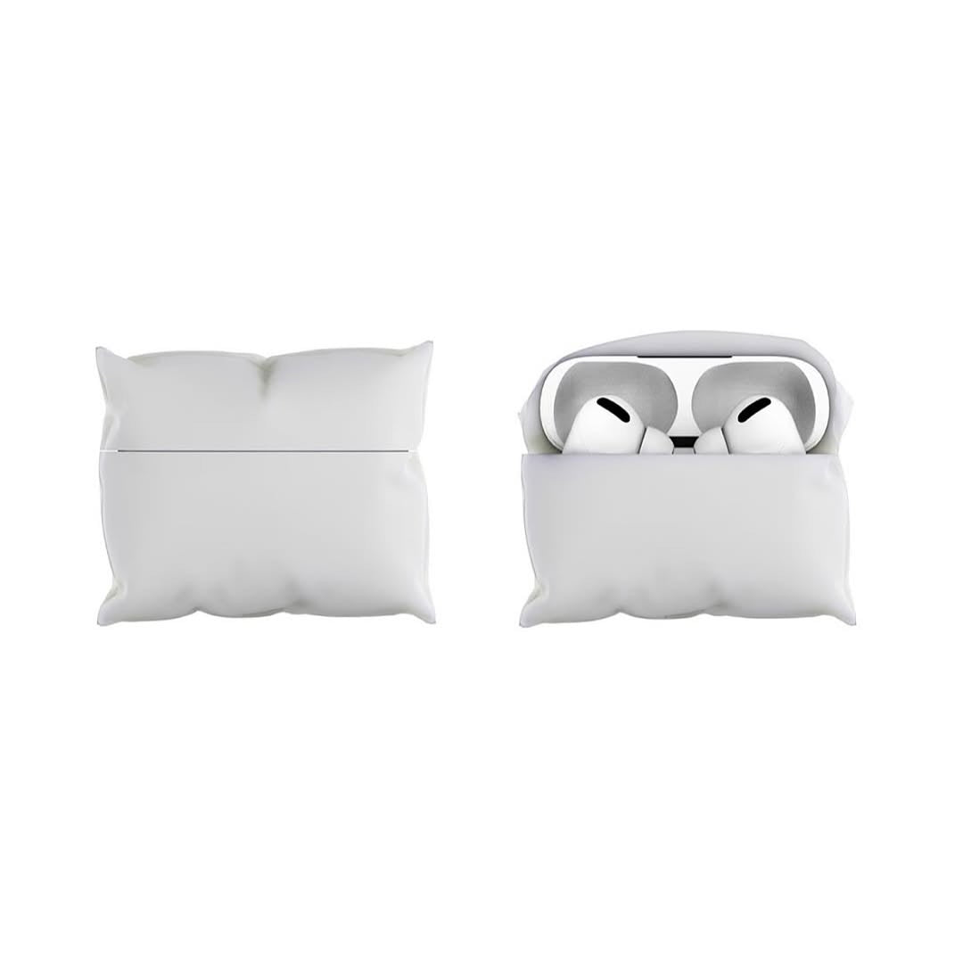 Soft Pillow-Style AirPod Case in Three Calm Colors