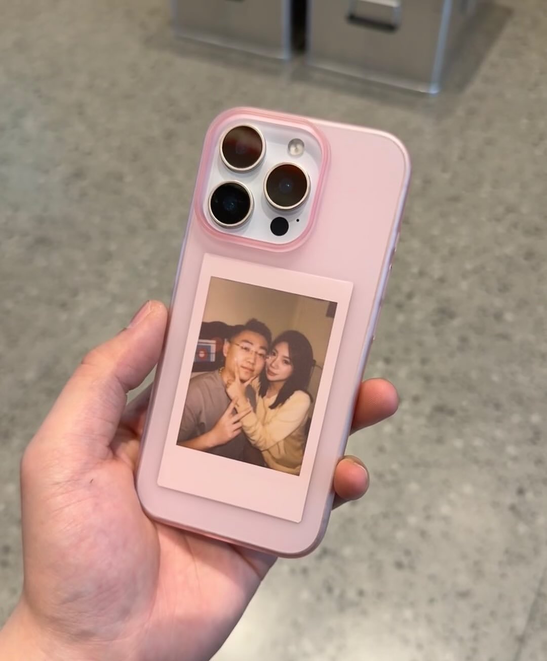 K-Pop thin Polaroid Style iPhone Case – Aesthetic & Minimal Design
