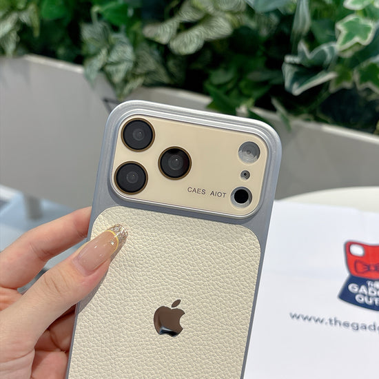Ivory Textured iPhone Case – Soft-Touch Finish | Elegant Slim Phone Cover