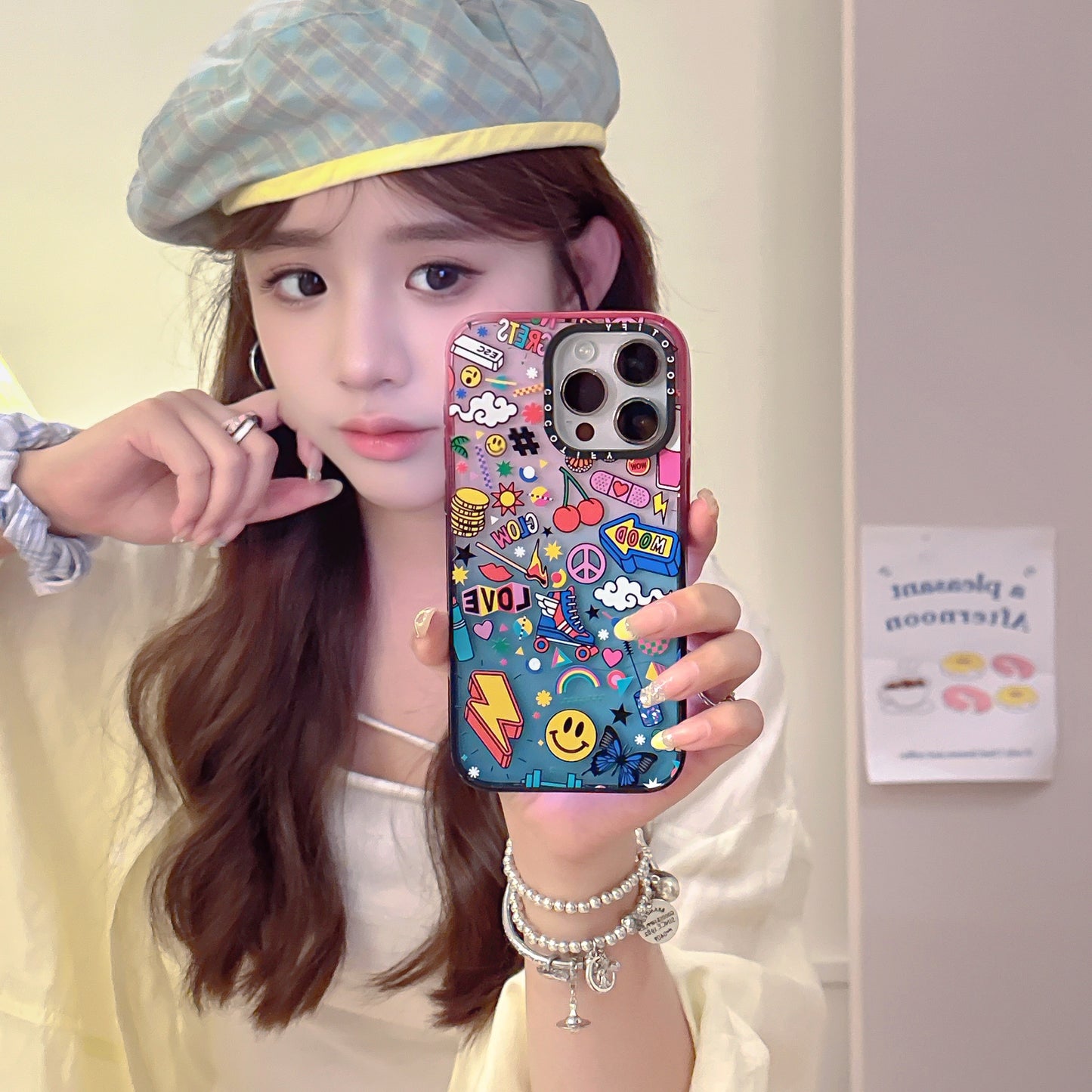 Neon Pop Sticker Collage Case 🌈⚡