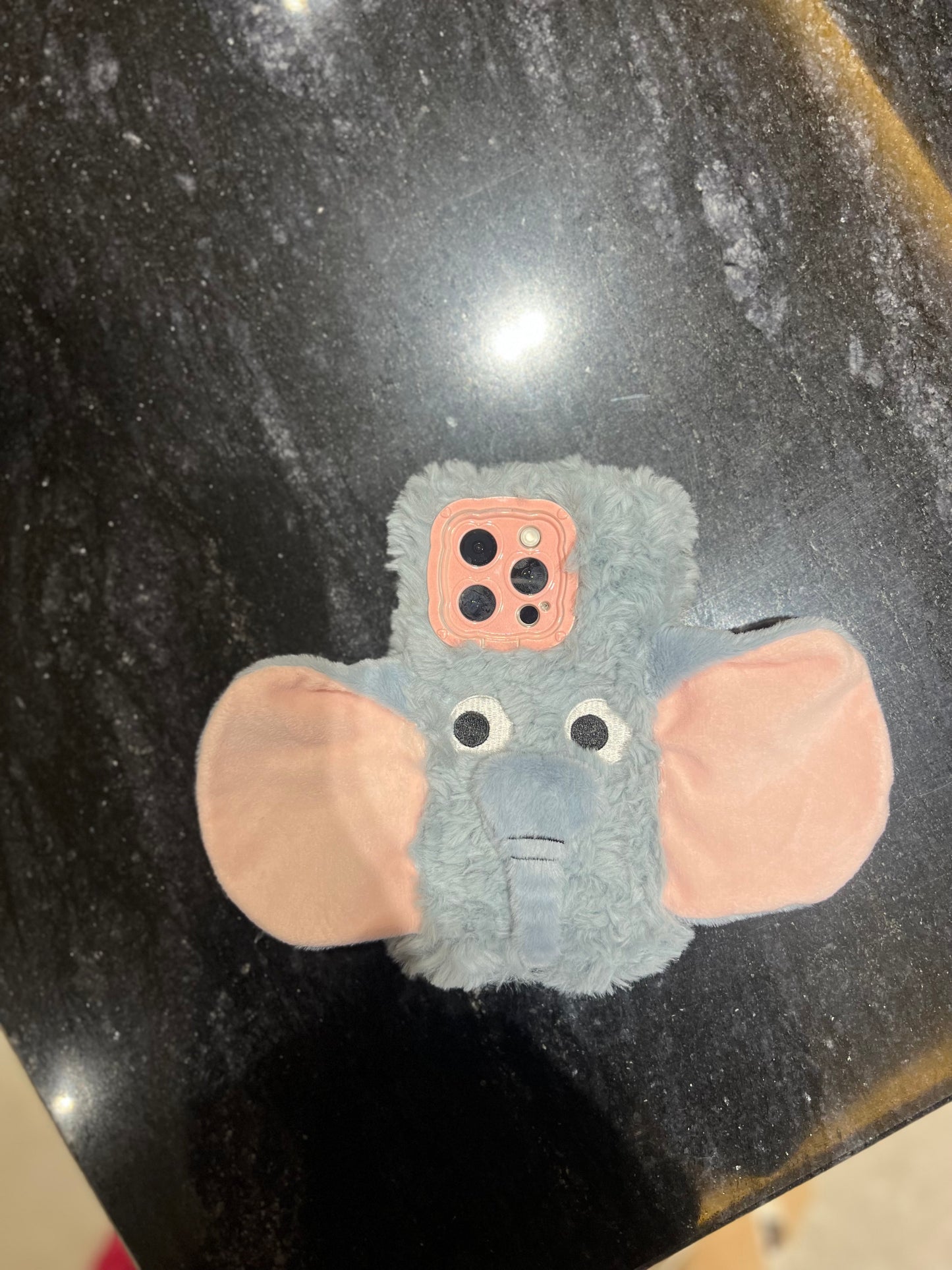Cute Fluffy Elephant iPhone Case—Adorable Protection!