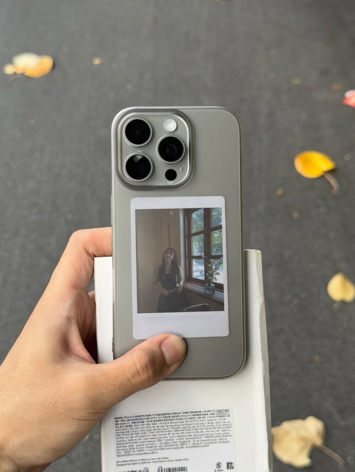 K-Pop thin Polaroid Style iPhone Case – Aesthetic & Minimal Design