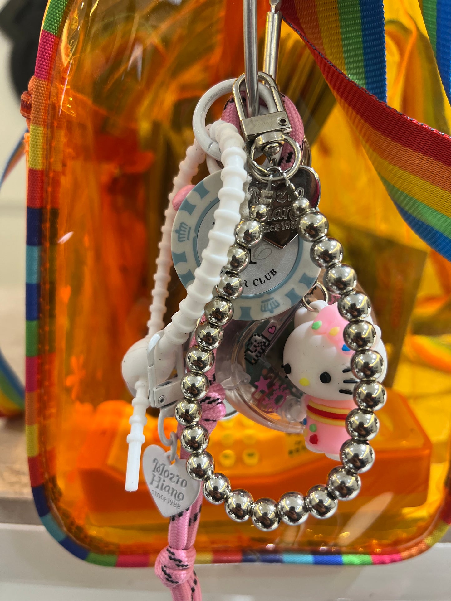 Adorable Hello Kitty Multi-Charm Bag Accessory - Must-Have for Cute Lovers & Collectors