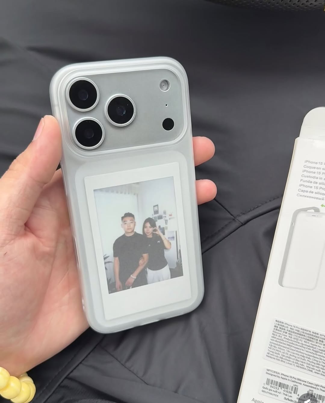 K-Pop thin Polaroid Style iPhone Case – Aesthetic & Minimal Design