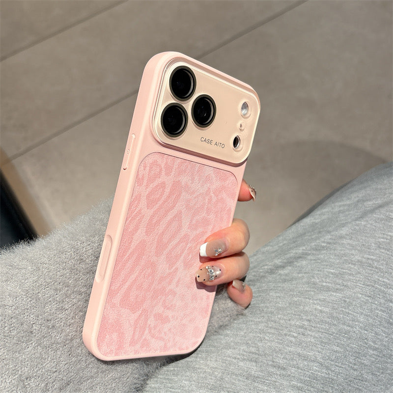 Elegant Pink Textured Phone Case – Durable & Stylish Protective Cover