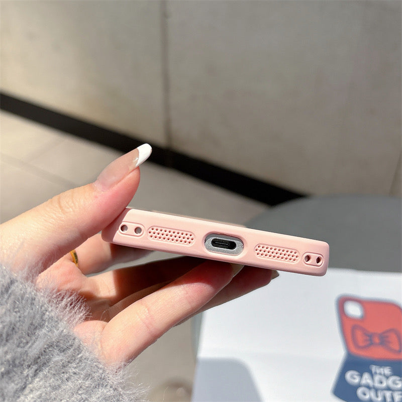 Elegant Pink Textured Phone Case – Durable & Stylish Protective Cover