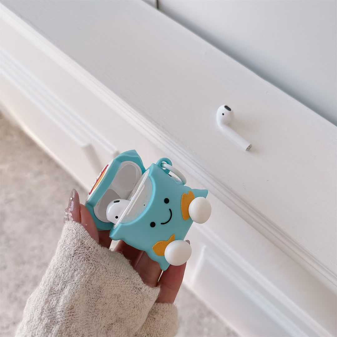 Cute Cartoon AirPods Case with Soft Grip and Fun Design