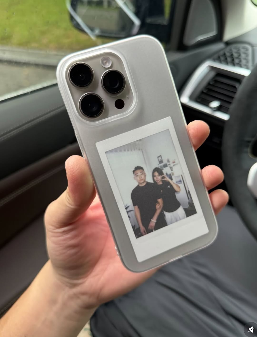 K-Pop thin Polaroid Style iPhone Case – Aesthetic & Minimal Design