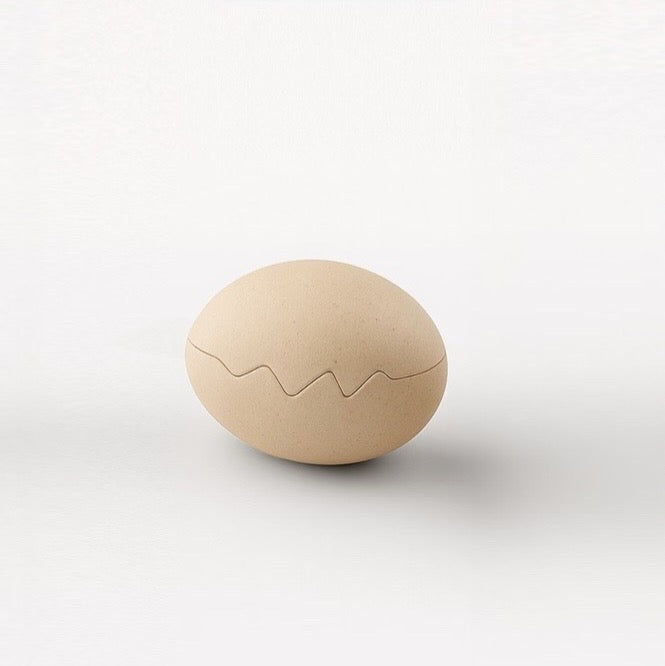 Soft Egg-Shaped AirPod Case with Cute Split Design