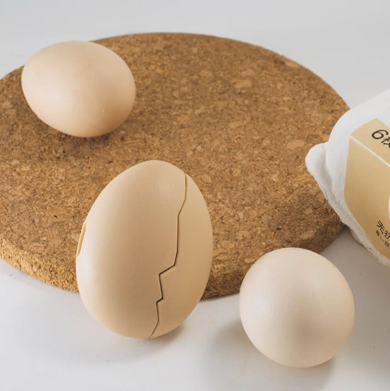 Soft Egg-Shaped AirPod Case with Cute Split Design