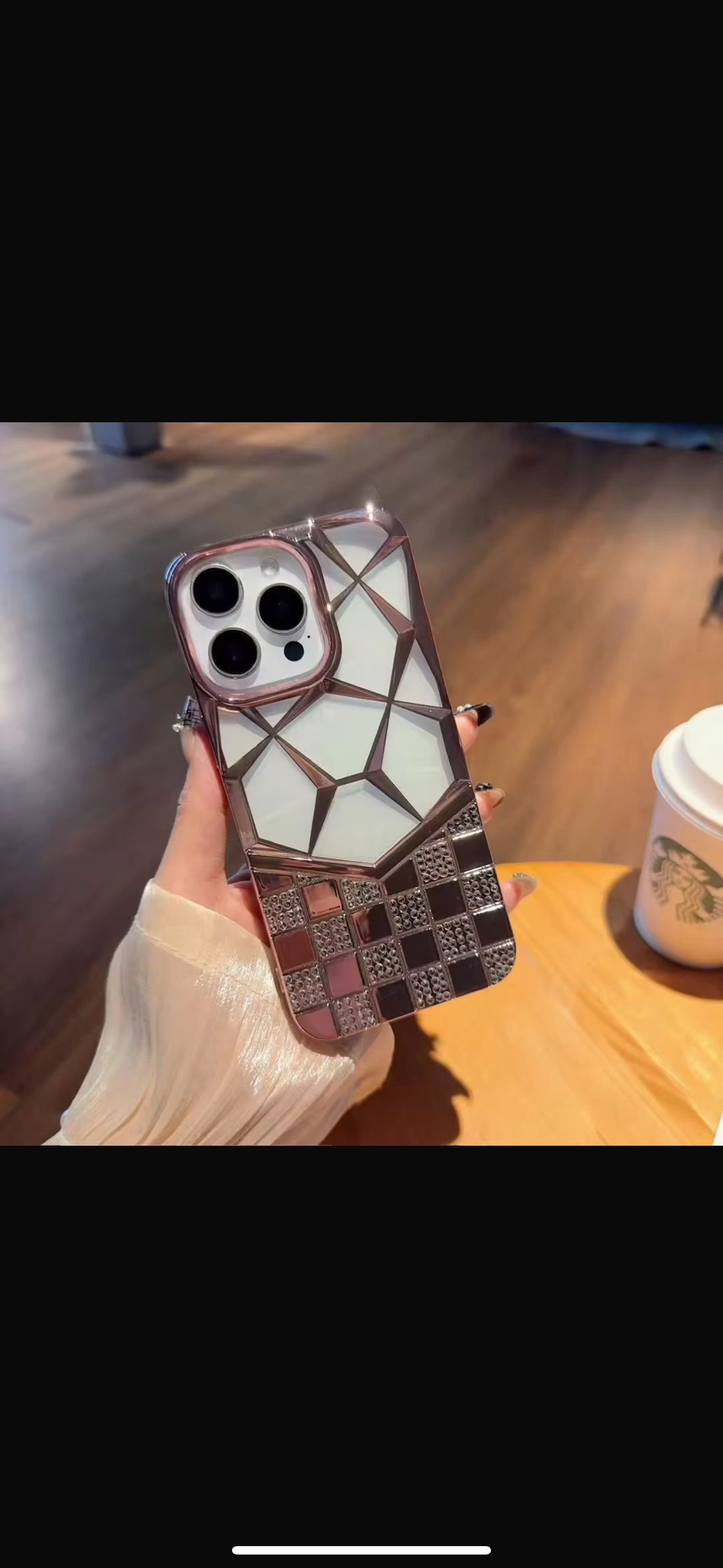 Premium Mirror Diamond Phone Case – Elegant Protective Cover in 6 Colors