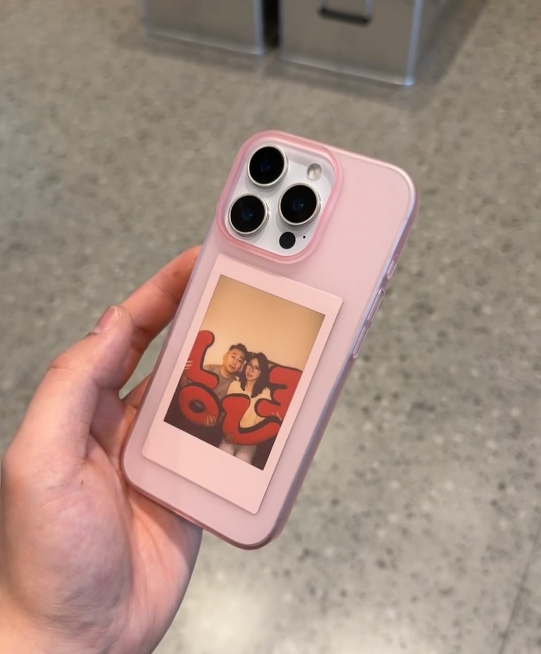 K-Pop thin Polaroid Style iPhone Case – Aesthetic & Minimal Design