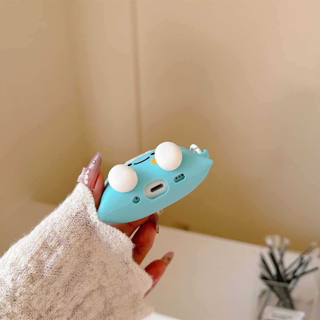 Cute Cartoon AirPods Case with Soft Grip and Fun Design