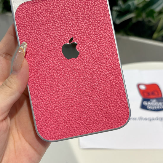 Textured Pink iPhone Case – Premium Quilted Finish | Slim Stylish Phone Cover