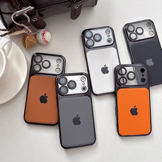 Premium Leather iPhone Case – Slim Protective Cover in Multiple Colors