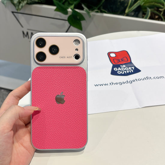 Textured Pink iPhone Case – Premium Quilted Finish | Slim Stylish Phone Cover