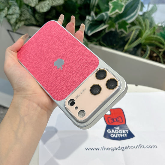 Textured Pink iPhone Case – Premium Quilted Finish | Slim Stylish Phone Cover