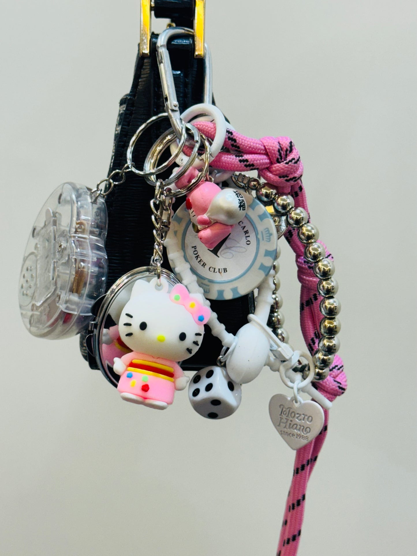 Adorable Hello Kitty Multi-Charm Bag Accessory - Must-Have for Cute Lovers & Collectors