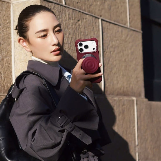 Deep Wine Colour Phone Cover – Soft Touch Grip With Strong Daily Safety