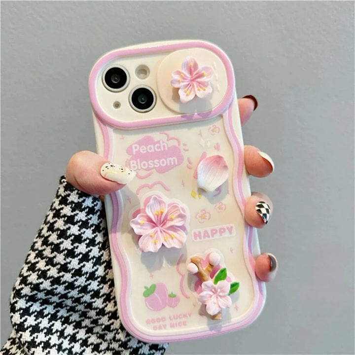 Flower Case With Camera Slider Protection