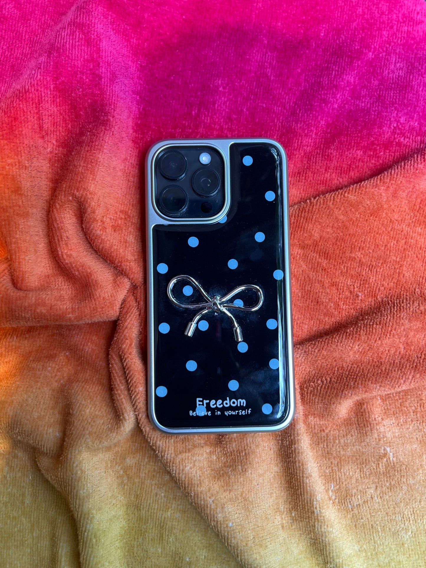 Freedom Bow Polka Dot Phone Case