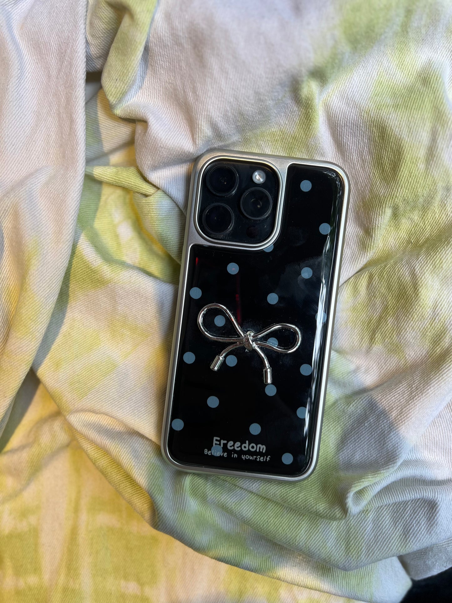 Freedom Bow Polka Dot Phone Case