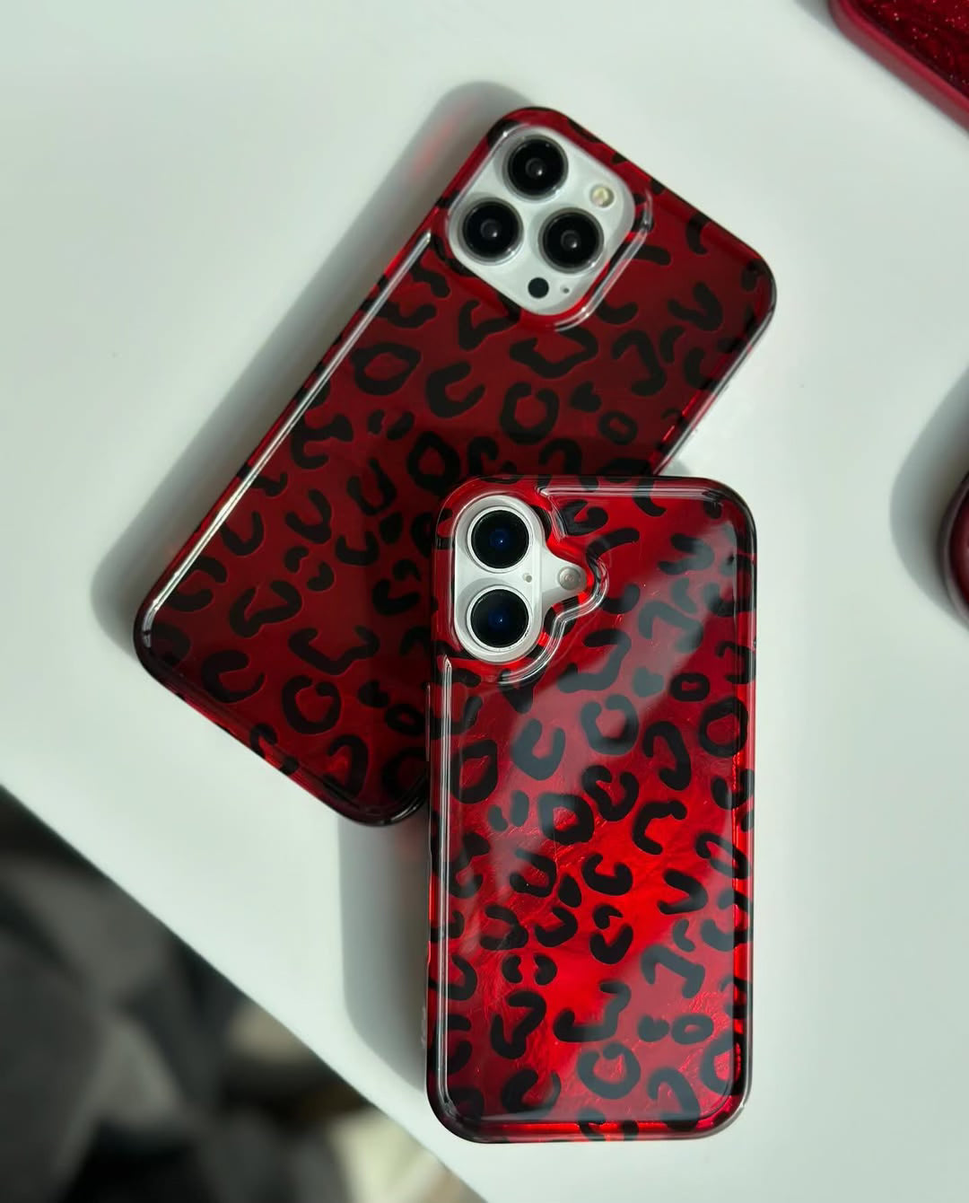 Fierce Gloss Red Cheetah Print Case 🔥🐾