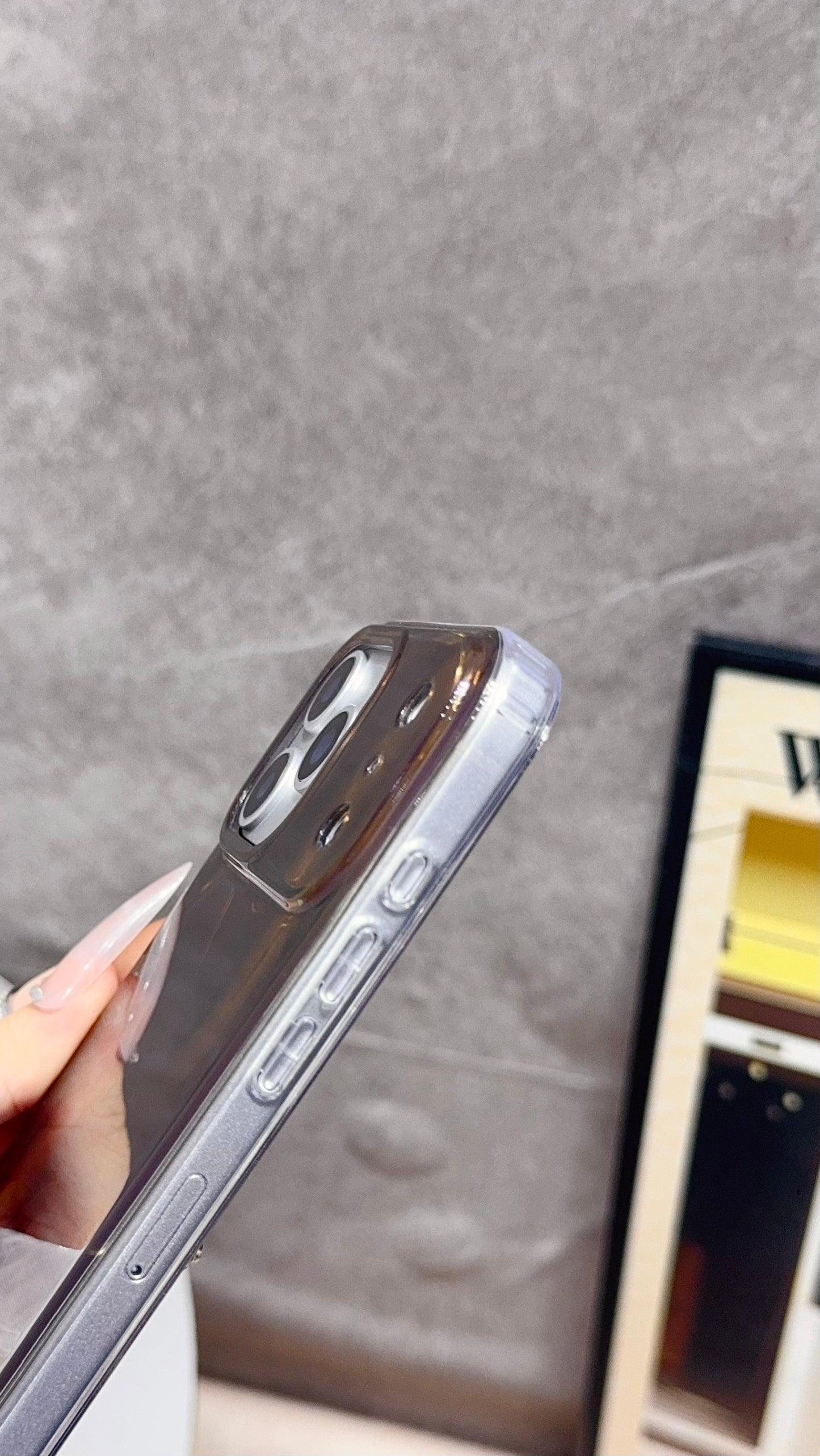 Brown Shiny wave iPhone Case