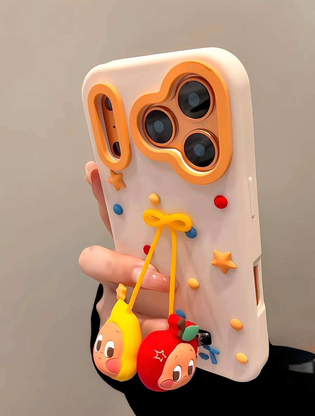 Cute 3D Cartoon Fruit Phone Case – Soft Silicone Cover