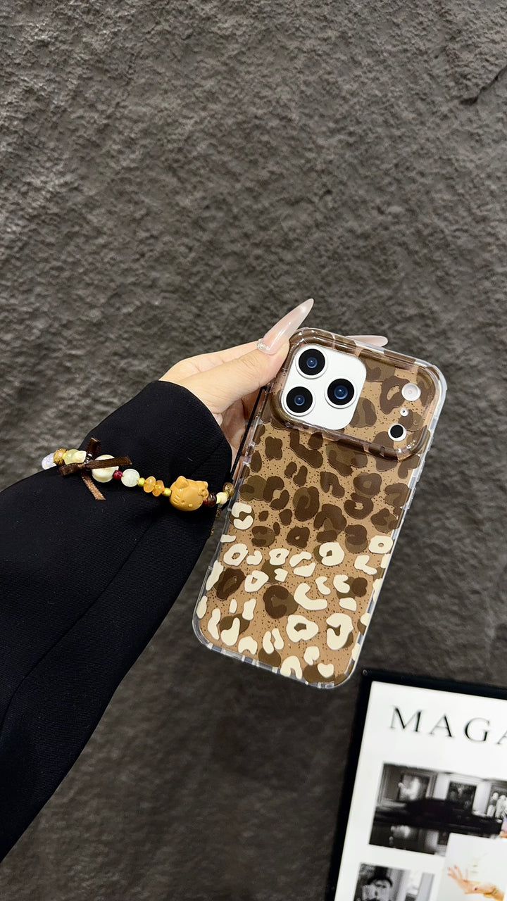 Leopard Print Phone Case – Stylish Brown Animal Pattern Cover