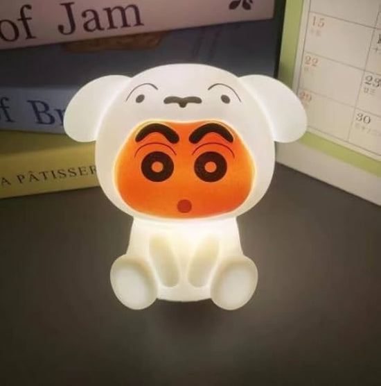 Cute Puppy LED Night Lamp for Kids | Soft Silicone Touch Lamp for Bedroom & Nursery