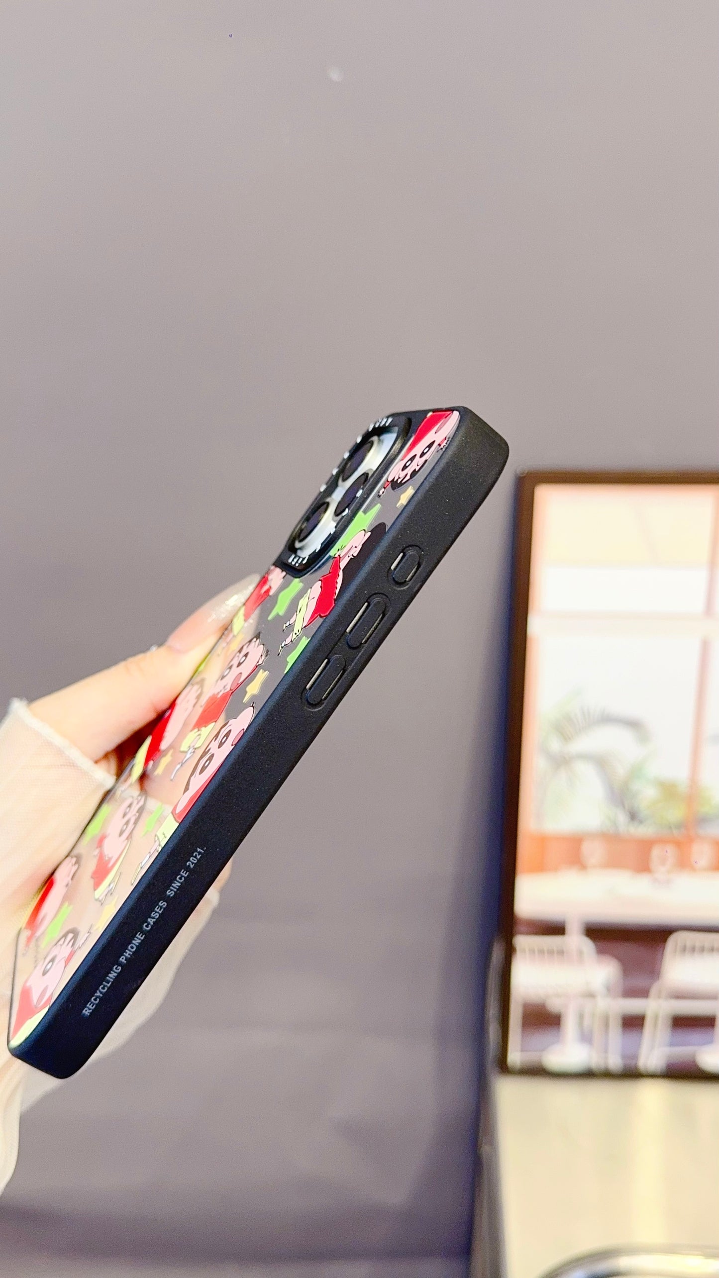 Pastel Kawaii Cartoon iPhone Case – Trendy Aesthetic Cover