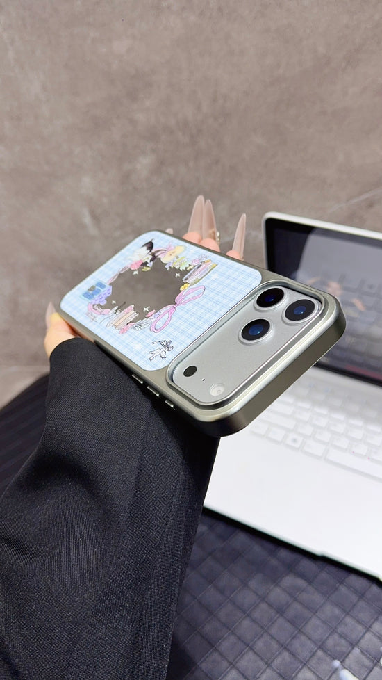 Cute Animal Phone Case With Flowers And Ribbons