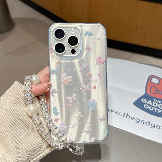 Dreamy Pastel Butterfly Clear Case – Cute, Light & Stylish Everyday Cover
