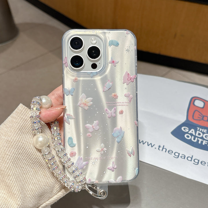 Dreamy Pastel Butterfly Clear Case – Cute, Light & Stylish Everyday Cover