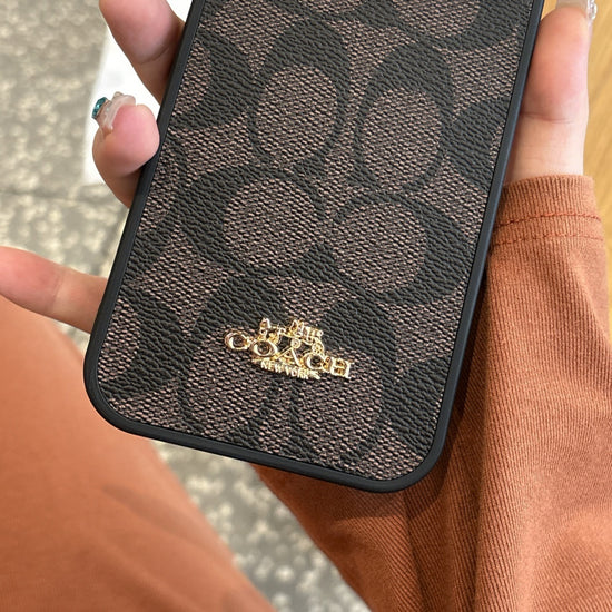 Classic Monogram Brown iPhone Case – Luxury Pattern with Timeless Style