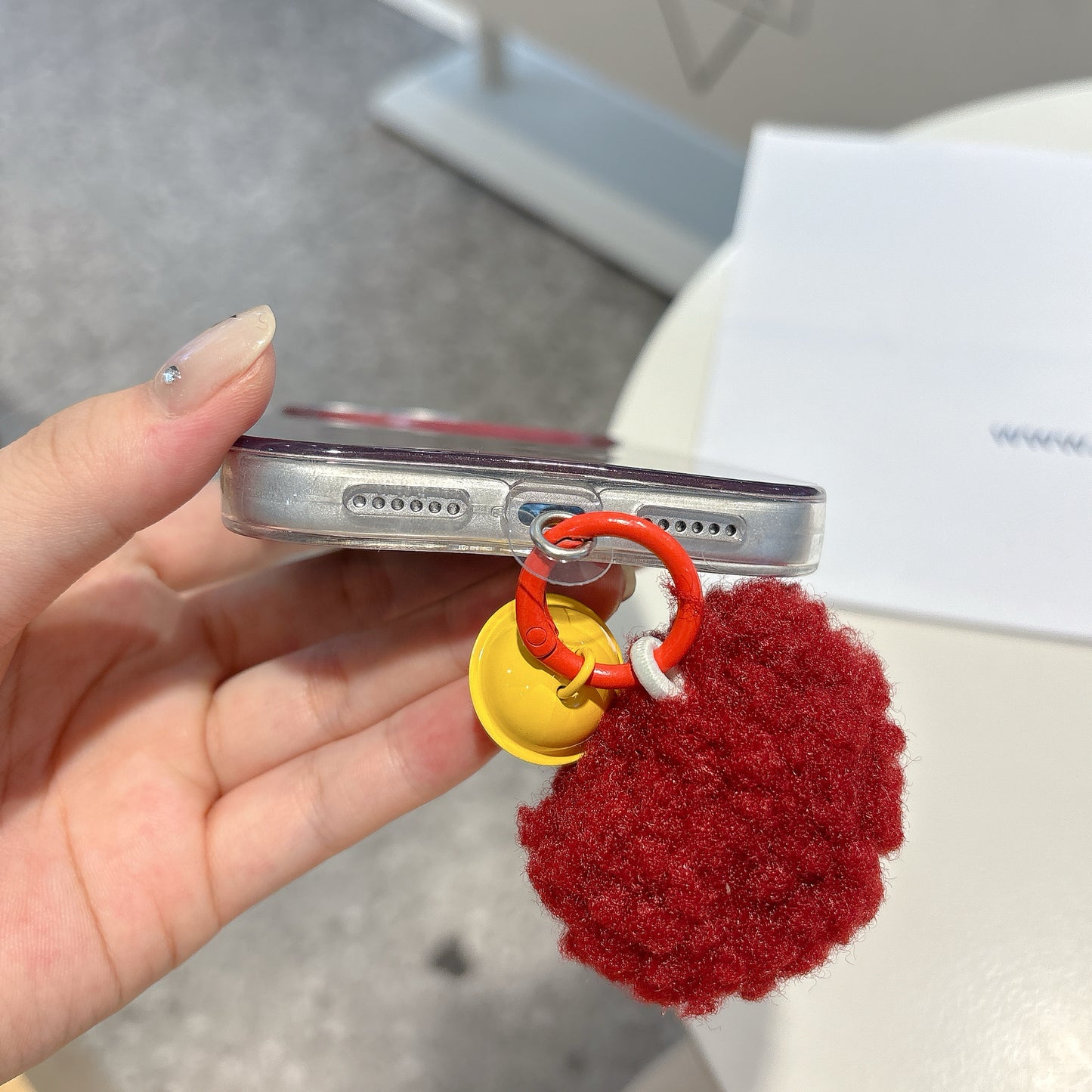 Luxury Red Bow iPhone Case | Glossy Cute Protective Phone Cover for iPhone
