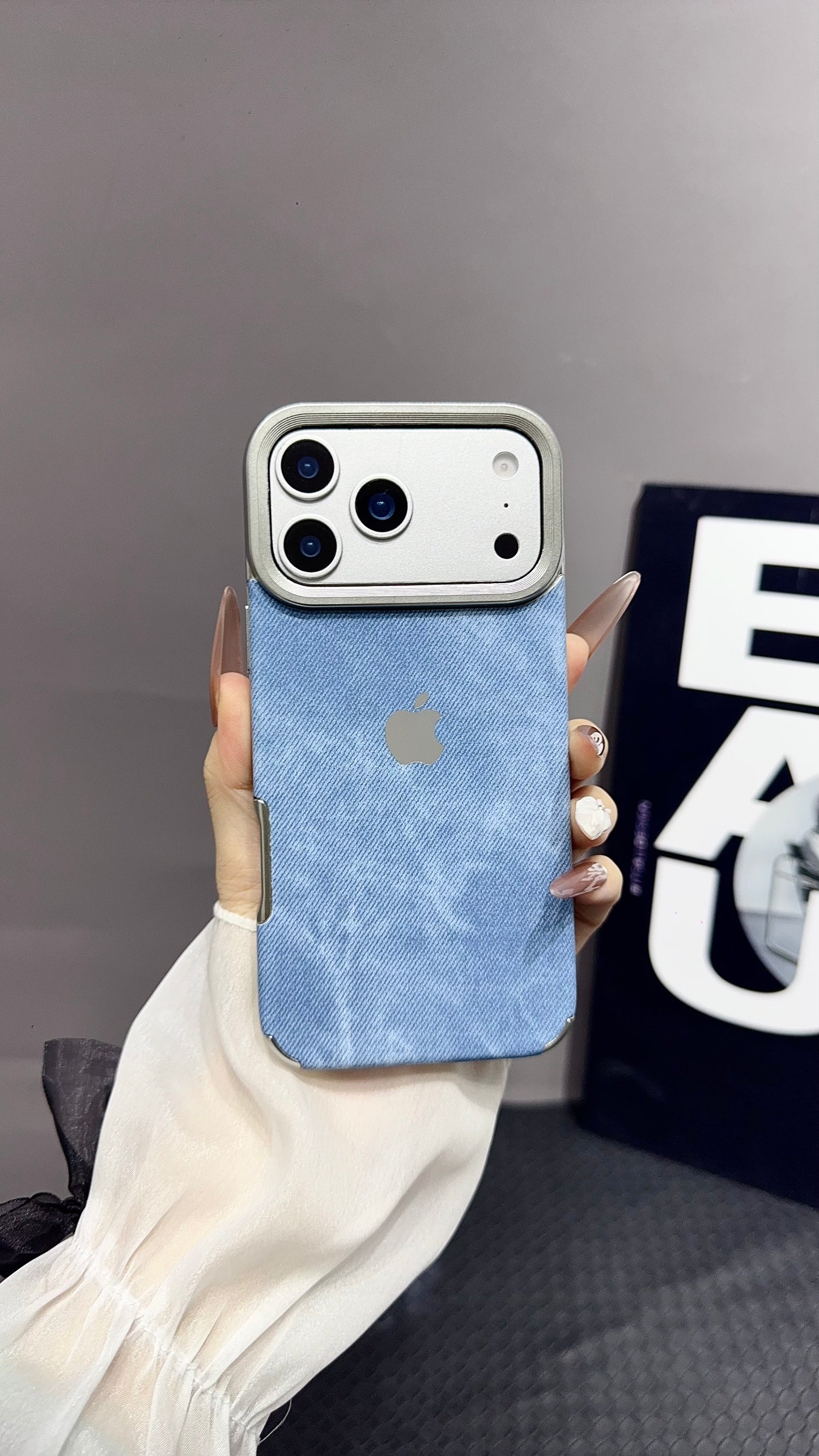Denim Finish Protective Phone Case – 3 Modern Colours | Premium Texture | Everyday Comfort