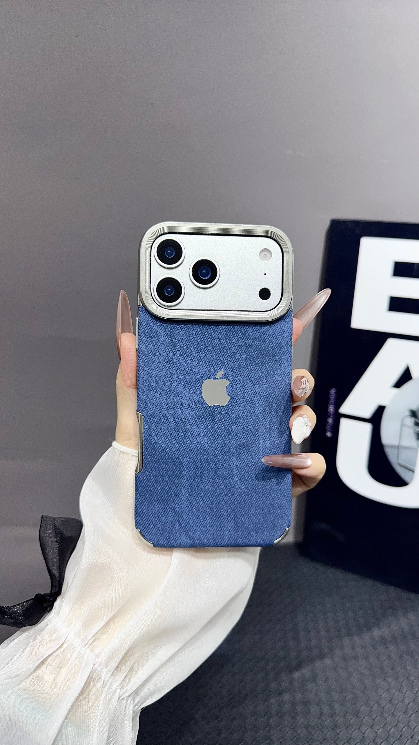 Denim Finish Protective Phone Case – 3 Modern Colours | Premium Texture | Everyday Comfort