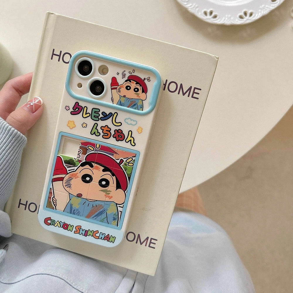 Colorful Mischief Shin-chan Puzzle Case