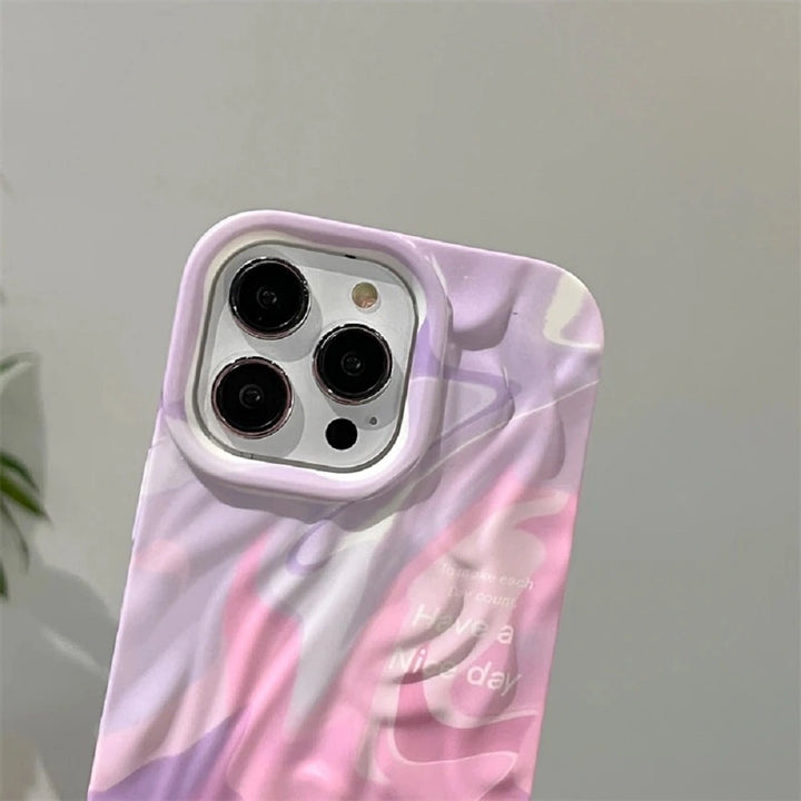 Blush Wave Art Case