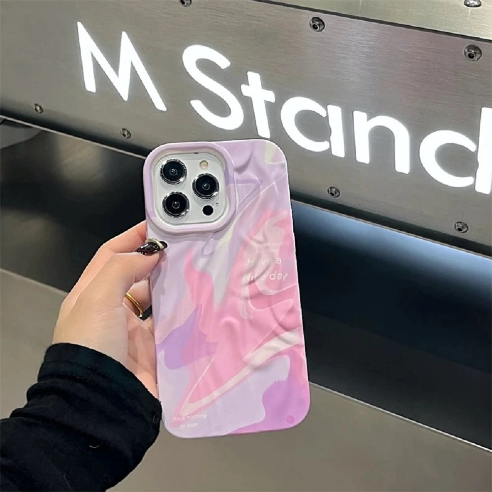 Blush Wave Art Case