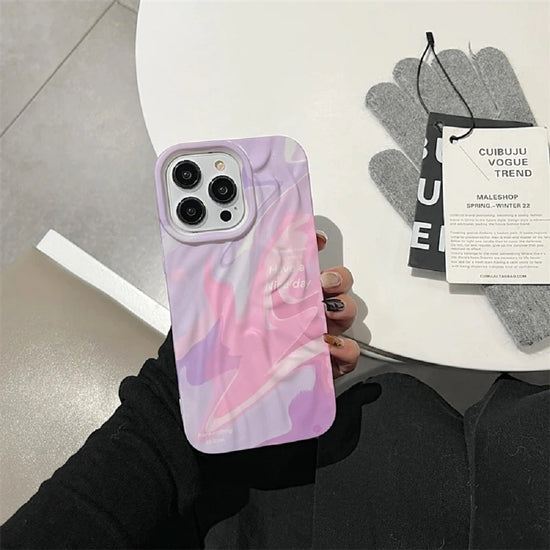 Blush Wave Art Case