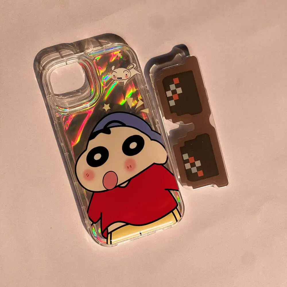 Standing Shinchan Case with Hand Grip