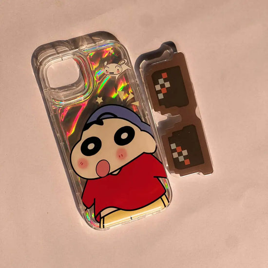 Standing Shinchan Case with Hand Grip