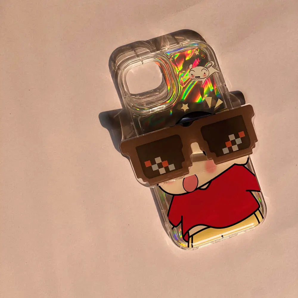 Standing Shinchan Case with Hand Grip