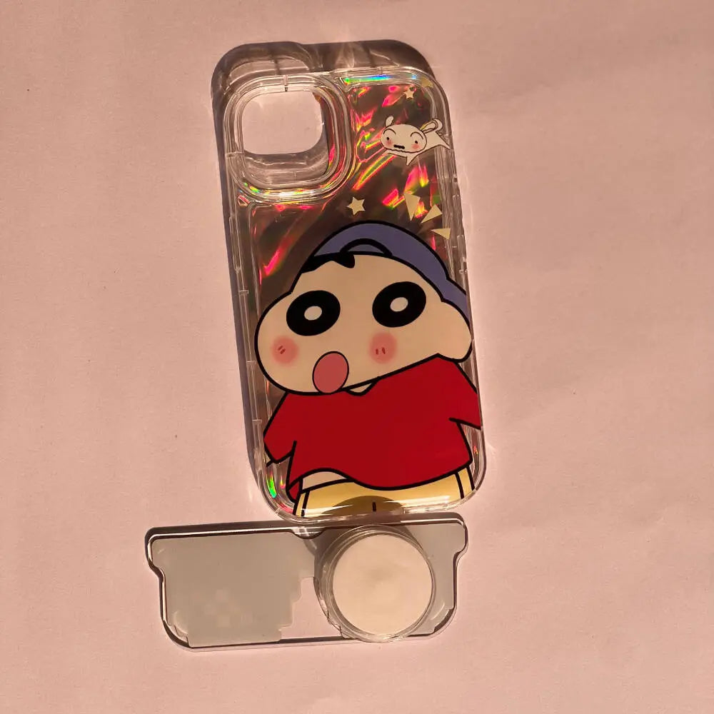 Standing Shinchan Case with Hand Grip