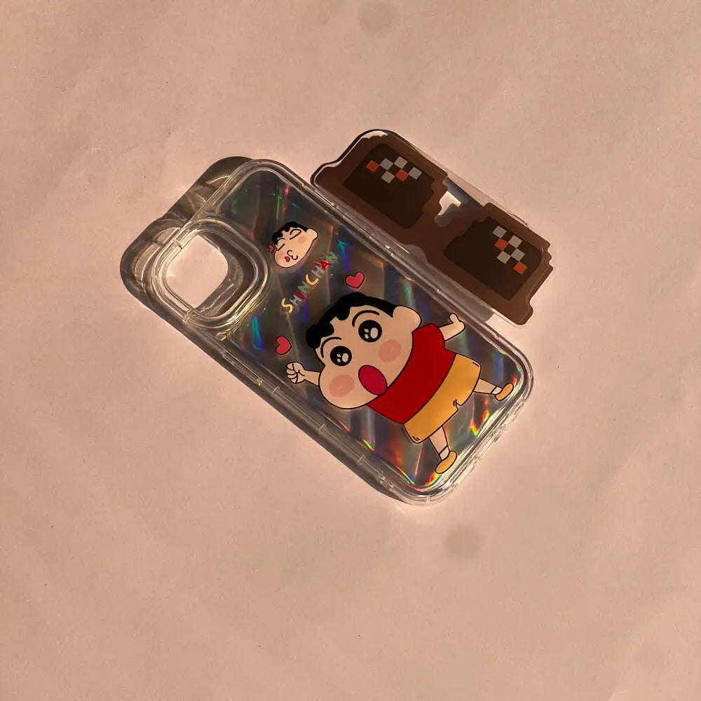 Standing Shinchan Case with Hand Grip