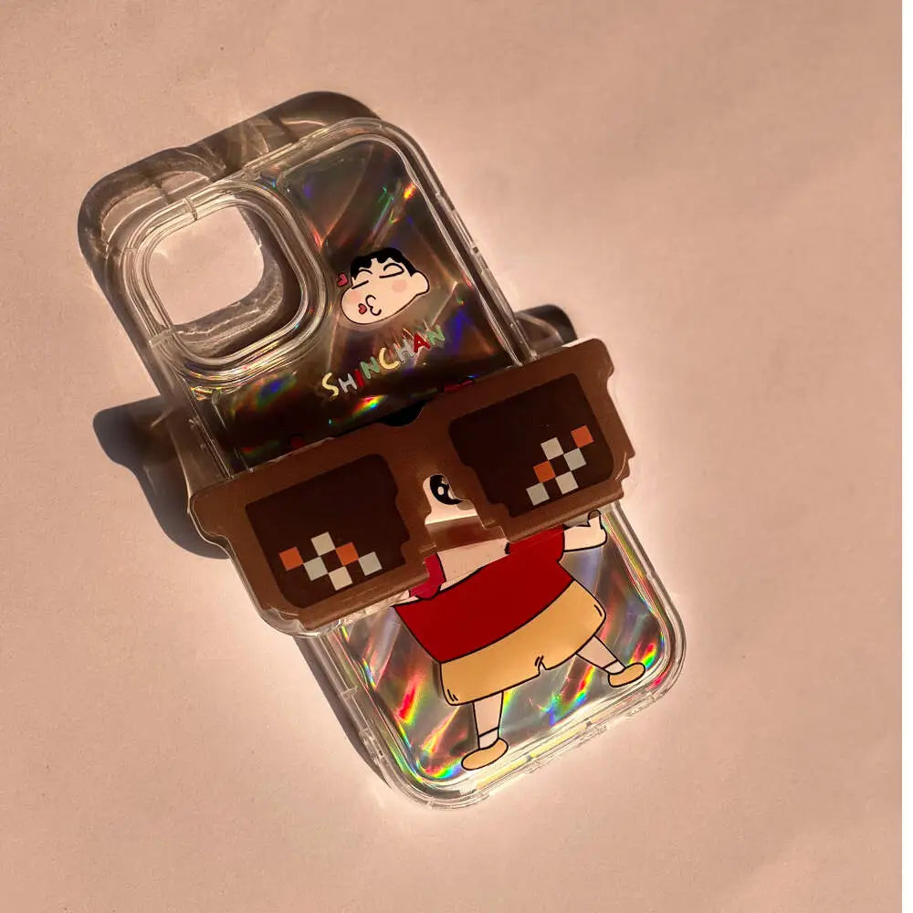 Standing Shinchan Case with Hand Grip